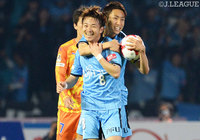 およそ1か月ぶりとなる先発出場で得点を決めた阿部 浩之（川崎F）【明治安田Ｊ１ 第8節 川崎Fvs清水】