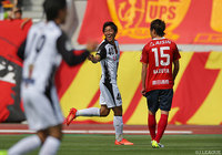 電光石火の追加点でリードを広げた小塚 和季（山口）【明治安田Ｊ２ 第9節 名古屋vs山口】