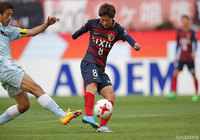 チーム最多タイの4本のシュートを放った土居 聖真（鹿島）【明治安田Ｊ１ 第8節 鹿島vs磐田】