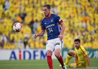 ミロシュ デゲネク（横浜FM）はFKをワンタッチで合わせたが惜しくも枠の外【明治安田Ｊ１ 第8節 柏vs横浜FM】