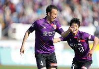 ２試合連続となる先制ゴールを決めた田中 マルクス闘莉王（京都）【明治安田Ｊ２ 第9節 京都vs松本】