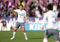 63分に今季２点目となる同点ゴールを決めた飯田 真輝（松本）【明治安田Ｊ２ 第9節 京都vs松本】