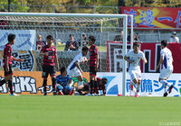 中山 仁斗（#39）のゴールで1点差に詰め寄った山形【明治安田Ｊ２ 第9節 岡山vs山形】