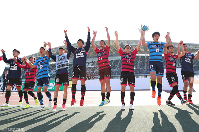 山形の追撃を振り切り、4試合ぶりの勝利を挙げた岡山【明治安田Ｊ２ 第9節 岡山vs山形】