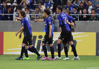 長沢 駿（#20）の先制ヘッドで早々とリードを奪ったＧ大阪【ＡＣＬ GS MD5 Ｇ大阪vsアデレード】