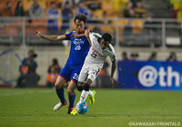 64分からピッチに立ち、果敢に追加点を狙ったハイネル（川崎Ｆ）【ＡＣＬ GS MD5 水原三星vs川崎Ｆ】