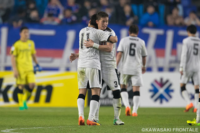 決勝点に加え無失点にも貢献し、好守に活躍した奈良 竜樹（川崎Ｆ）【ＡＣＬ GS MD5 水原三星vs川崎Ｆ】