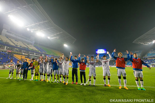 アウェイで首位を撃破し、待望の今大会初白星を挙げた川崎Ｆ【ＡＣＬ GS MD5 水原三星vs川崎Ｆ】
