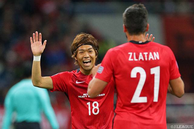 ズラタン（#21）の追加点など2ゴールをお膳立てした駒井 善成（浦和）【ＡＣＬ GS MD5 浦和vsウェスタンシドニー】