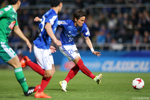 貴重な逆転ゴールを奪取した中島 賢星（横浜FM）【ルヴァンカップ GS 第3節 横浜FMvs新潟】