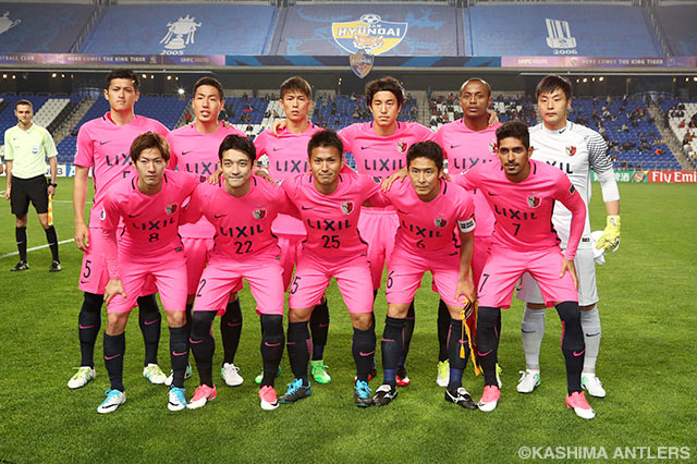 鹿島のスターティングメンバー【ＡＣＬ GS MD5 蔚山vs鹿島】