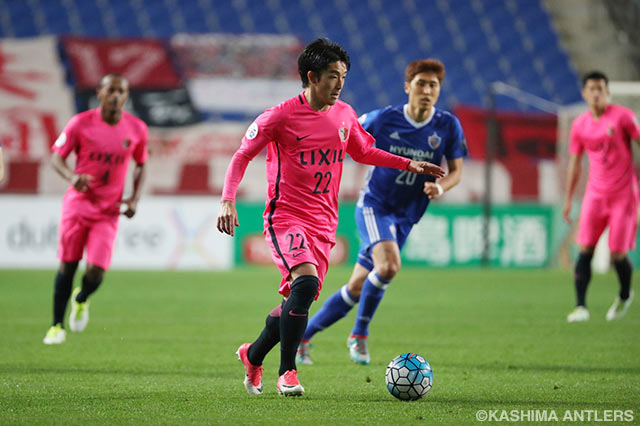 最終ラインで奮闘し、無失点に貢献した西 大伍（鹿島）【ＡＣＬ GS MD5 蔚山vs鹿島】