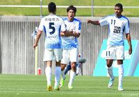 ループシュートで今季初得点となる同点弾を決めた苔口 卓也（富山）【明治安田Ｊ３ 第6節 藤枝vs富山】