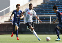 ドウグラス ヴィエイラは東京Ｖ最多の3本のシュートを放つも実らず【明治安田Ｊ２ 第10節 福岡vs東京Ｖ】