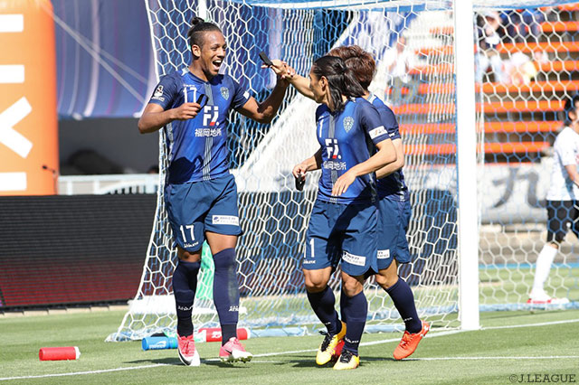 ウェリントンの2試合連続得点で首位を撃破した福岡【明治安田Ｊ２ 第10節 福岡vs東京Ｖ】