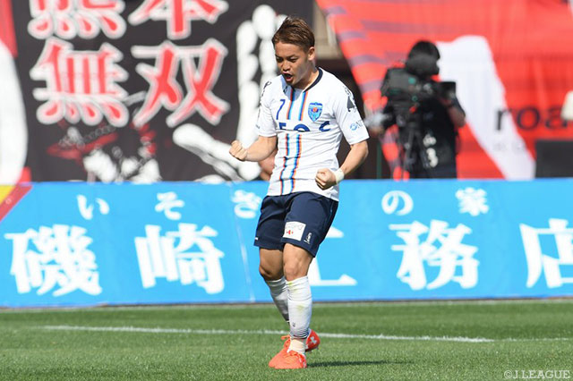 野村 直輝の2試合連続ゴールで試合を振り出しに戻した横浜FC【明治安田Ｊ２ 第10節 熊本vs横浜FC】