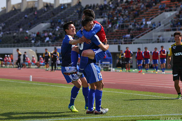 薗田 卓馬（#19）の今季3点目で先制した沼津【明治安田Ｊ３ 第6節 沼津vs鹿児島】