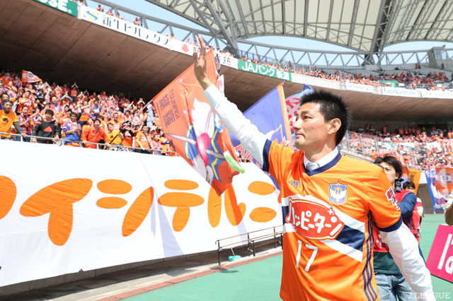 デンカＳでは安 英学さんの引退セレモニーが行われました【明治安田Ｊ１ 第9節 新潟vs柏】