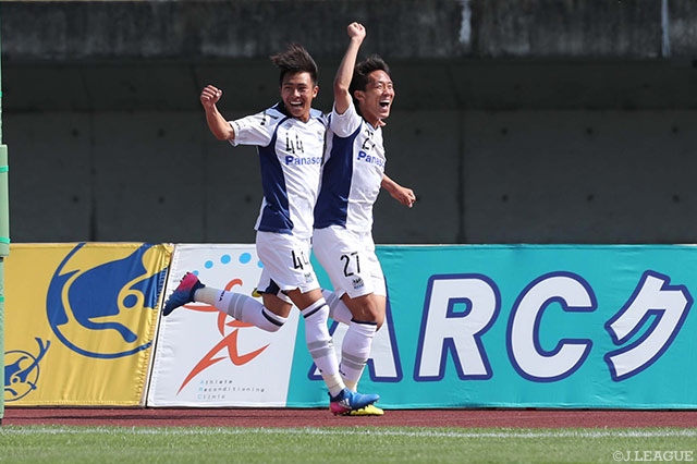 森 勇人（#27）のＪ初得点で今季初白星を挙げたＧ大23【明治安田Ｊ３ 第6節 福島vsＧ大23】