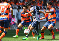 先発フル出場の久保 建英（Ｆ東23）は、この日も攻撃陣をけん引するプレーを見せた【明治安田Ｊ３ 第６節 長野vsＦ東23】