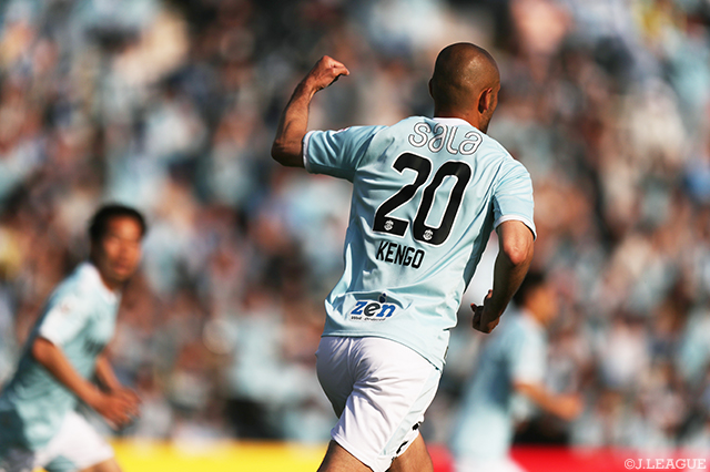反撃の狼煙を上げる２試合連続ゴールを決めた川又 堅碁（磐田）【明治安田Ｊ１ 第9節 磐田vs札幌】