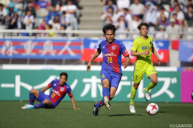 前線からの積極的な守備で完封勝利に貢献したFC東京の２トップ（前田 遼一／右と大久保 嘉人／左）【明治安田Ｊ１ 第9節 FC東京vs広島】