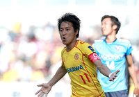 40分に逆転ゴールを決めた池元 友樹（北九州）【明治安田Ｊ３ 第6節 北九州vsYS横浜】