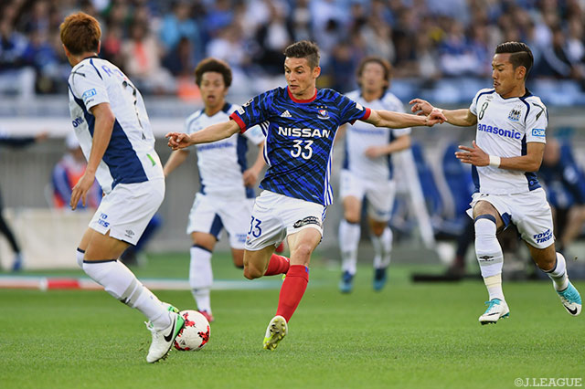 父親が在籍したＧ大阪との初対戦に挑んだダビド バブンスキー（横浜FM）【明治安田Ｊ１ 第9節 横浜FMvsＧ大阪】