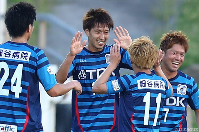 Ｊリーグ初出場で初得点を決めた山田 樹（秋田）【明治安田Ｊ３ 第6節 琉球vs秋田】