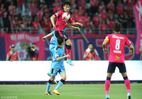 古巣との対戦で気迫あふれるプレーを見せた杉本 健勇（Ｃ大阪）【明治安田Ｊ１ 第9節 Ｃ大阪vs川崎Ｆ】