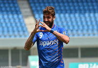 2試合連続の先制点で好調ぶりを見せつけたファンマ（長崎）【明治安田Ｊ２ 第11節 長崎vs岡山】