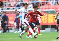 古巣との対戦で闘志あふれるプレーを見せた田中 マルクス闘莉王（京都）【明治安田Ｊ２ 第11節 名古屋vs京都】