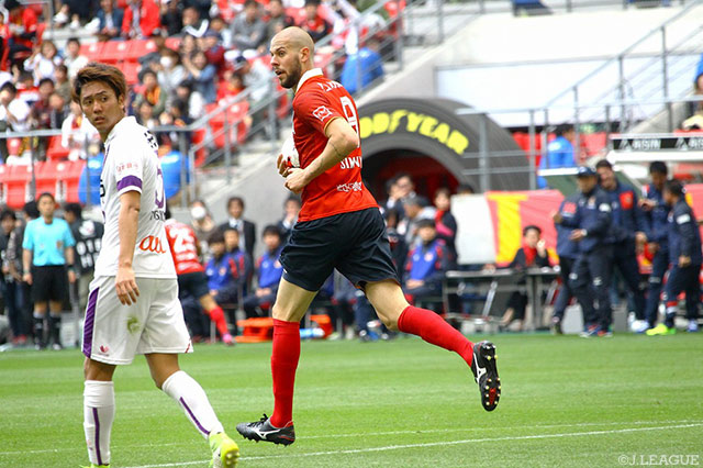 2試合連続ゴールとなる同点弾で名古屋を救ったシモビッチ【明治安田Ｊ２ 第11節 名古屋vs京都】