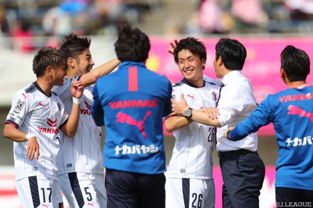 プロ初ゴールが決勝点となった秋山 大地（Ｃ大阪 #26）【ルヴァンカップ GS 第4節 広島vsＣ大阪】