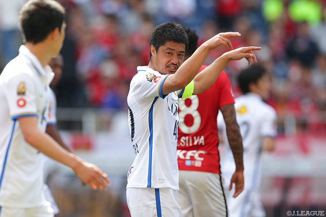 決勝点の起点となり、存在感を放った小笠原 満男（鹿島）【明治安田Ｊ１ 第10節 浦和vs鹿島】