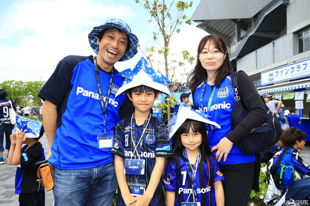 サッカー観戦日和の休日。家族みんなでスタジアムへ！【明治安田Ｊ１ 第10節 Ｇ大阪vs清水】