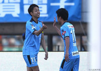 3試合ぶりのゴールで2点差とした小林 悠（川崎Ｆ）【明治安田Ｊ１ 第10節 川崎Ｆvs新潟】