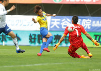 廣瀬 浩二（栃木）のシュートは惜しくもポストを直撃【明治安田Ｊ３ 第7節 栃木vs北九州】