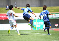 23分に2試合連続ゴールで先制点をもたらした苔口 卓也（富山）【明治安田Ｊ３ 第7節 富山vs福島】