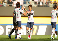 得意のセットプレーで勝利に貢献した太田 宏介（FC東京）【明治安田Ｊ１ 第10節 仙台vsFC東京】