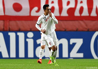 前半終了間際にティーラシル ダンダのゴールで同点としたムアントン【ＡＣＬ GS MD6 鹿島vsムアントン】