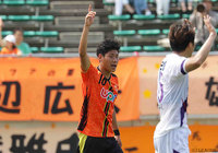 Ｊ初得点が貴重な同点弾となったパク チャニョン（山口）【明治安田Ｊ２ 第13節 山口vs京都】