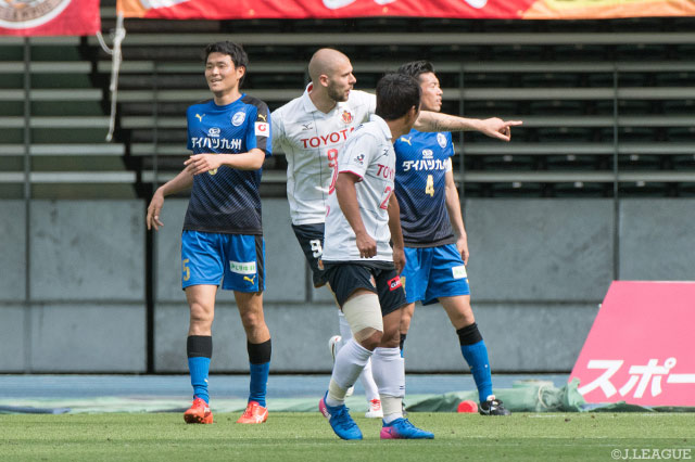 シモビッチのゴールで一矢報いた名古屋【明治安田Ｊ２ 第13節 大分vs名古屋】