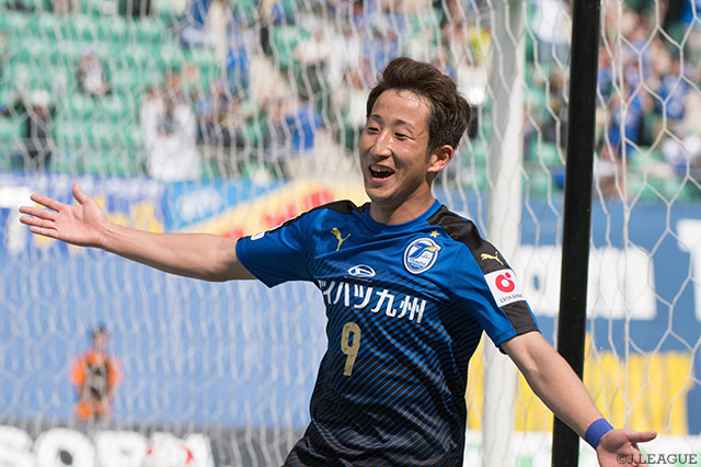 ハットトリックを達成し、絶好調の後藤 優介（大分）【明治安田Ｊ２ 第13節 大分vs名古屋】