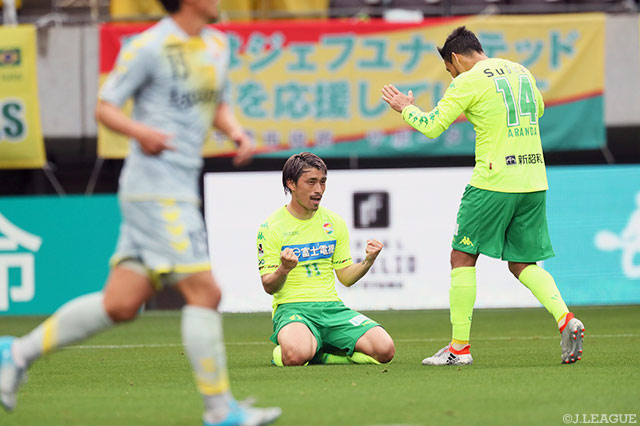2ゴールを挙げ、Ｊ２通算50得点を達成した船山 貴之（千葉）【明治安田Ｊ２ 第13節 千葉vs長崎】