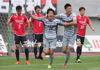 2得点を決め、4試合連続得点の田中 智大（秋田 #29）【明治安田Ｊ３ 第8節 福島vs秋田】