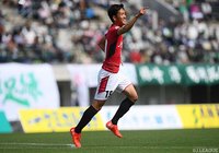 同点弾を決めた菅本 岳（盛岡）は、これが記念すべきＪ初ゴール【明治安田Ｊ３ 第8節 相模原vs盛岡】