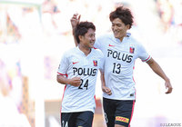 前半終了間際の追加点で4点差とした関根 貴大（浦和 #24）【明治安田Ｊ１ 第11節 新潟vs浦和】