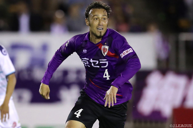 攻撃で存在感を示した田中 マルクス闘莉王（京都）【明治安田Ｊ2 第14節 京都vs水戸】