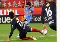 2試合連続得点が貴重な追加点となった長谷川 竜也（川崎Ｆ）【明治安田Ｊ１ 第12節 鹿島vs川崎Ｆ】